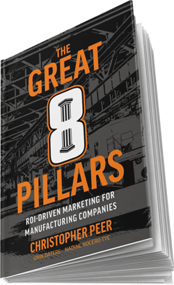 Great 8 Pillars of ROI Driven Marketing book by Chris Peers